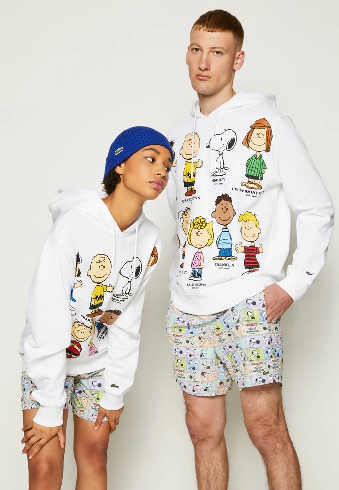 Lacoste Sweat à Capuche - White 1 Lacoste Sweat à Capuche - White