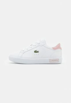 Lacoste POWERCOURT - Baskets Basses - White/light Pink