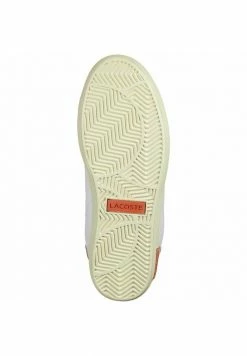 Lacoste POWERCOURT - Baskets Basses - Wht/pnk -Lacoste Soldes Magasin 49545d0381604eceb4ef3d1b64dc7d11