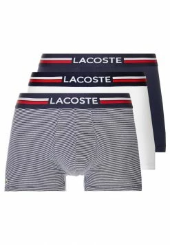 Lacoste 3 PACK - Shorty - Navy Blue/white -Lacoste Soldes Magasin 498549b889654f0dbf93223a9a13c06c