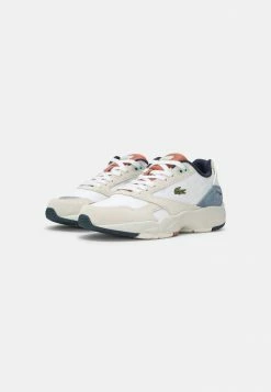 Lacoste STORM - Baskets Basses - Off White/blue -Lacoste Soldes Magasin 4a0c605bea0d4d1dbf12b52513d256b1