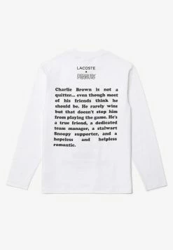 LACOSTE X PEANUTS - T-shirt à Manches Longues - Blanc 11 LACOSTE X PEANUTS - T-shirt à Manches Longues - Blanc -Lacoste Soldes Magasin 4a3a418f3c074964accf7ea9378e6326