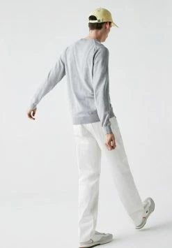 Lacoste Pullover - Gris Chine -Lacoste Soldes Magasin 4ad42df3e5714d4daa45090d36addc0c