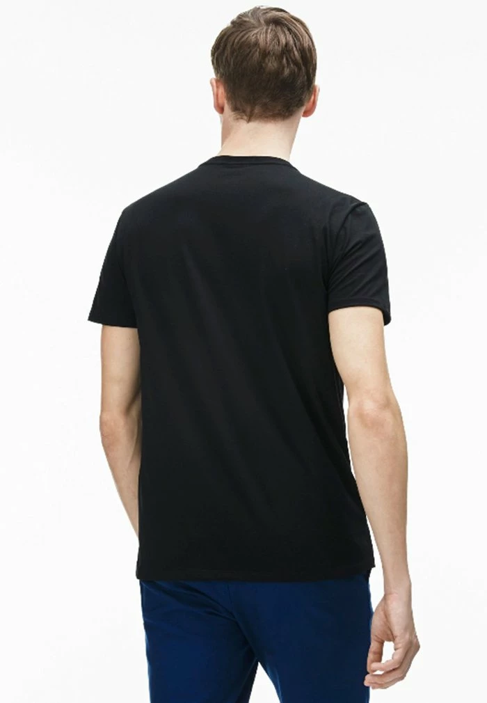 Lacoste T-shirt Basique - Noir 2 Lacoste T-shirt Basique - Noir – Image 2