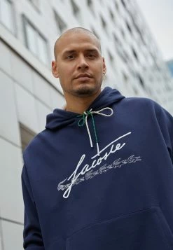 Lacoste Sweat à Capuche - Bleu Marine -Lacoste Soldes Magasin 4b6419cdc69047b7b4e5c6e249f098c9