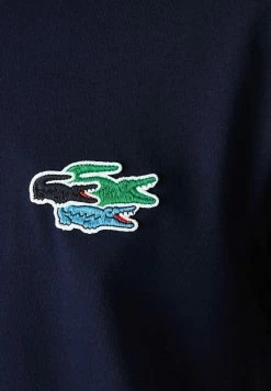 Lacoste T-shirt Basique - Bleu Marine -Lacoste Soldes Magasin 4bbfded1bc584ee899aae20f9cda0ccd