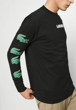 Lacoste T-shirt à Manches Longues - Noir -Lacoste Soldes Magasin 4bd8f2dad02d44ba89cc1aa3f0feeaed