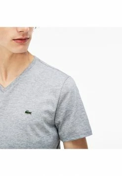 Lacoste T-shirt Basique - Light Grey -Lacoste Soldes Magasin 4c9c3e2ccd2a401f9f87e76f25e1e468
