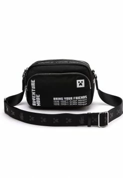 Lacoste X MINECRAFT - Sac Bandoulière - Minecraft Noir / Blanc