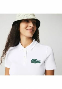 Lacoste Robe En Jersey - Blanc -Lacoste Soldes Magasin 4e074ac58f3b477bb2f0db4e26e2272b