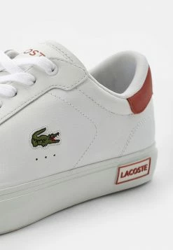 Lacoste POWERCOURT - Baskets Basses - Wht/brw -Lacoste Soldes Magasin 4e1cc546ad5d44c28c2cc445dc24d684