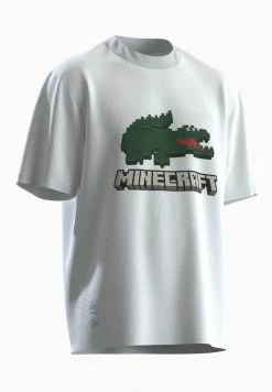 Lacoste MINECRAFT - T-shirt Imprimé - Blanc -Lacoste Soldes Magasin 4eba37f2985b4e5bb9a7911ab55e7319
