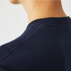 Lacoste T-shirt Imprimé - Bleu Marine / Rouge / Bleu -Lacoste Soldes Magasin 4f22c04aa76047bf852e1bea043a108f