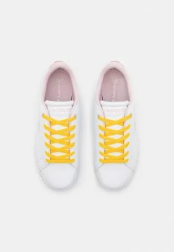 Lacoste CARNABY EXCLUSIVE - Baskets Basses - White/pink -Lacoste Soldes Magasin 4f29f9ef47ac41b2868c85578c95a2e9