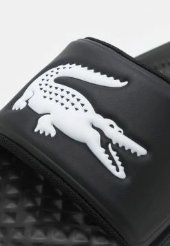 Lacoste CROCO DUALISTE - Mules - Black/white -Lacoste Soldes Magasin 4fc7adf57edd4e0196cf8329a653894c