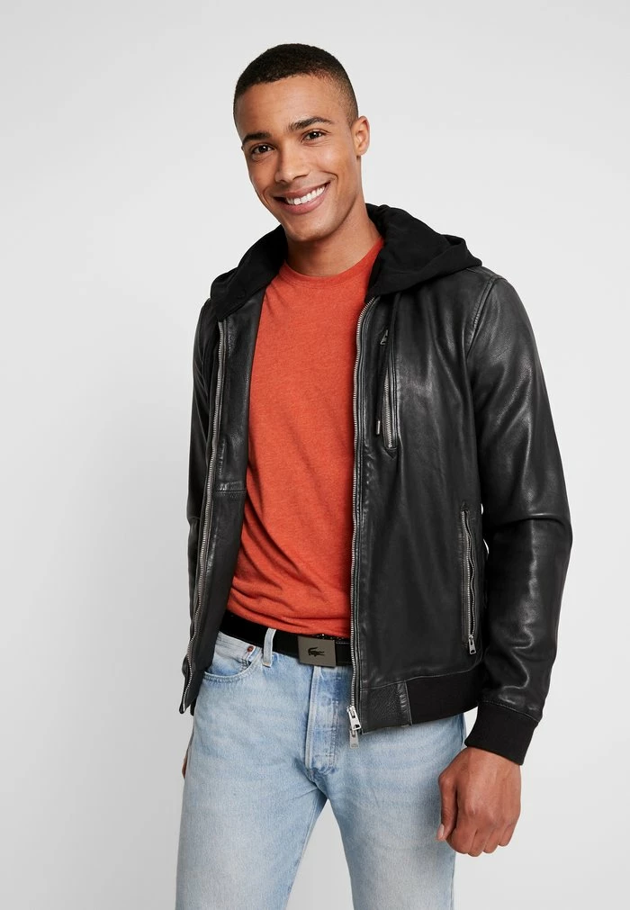 Lacoste CURVED STITCHED EDGES - Ceinture - Black 2 Lacoste CURVED STITCHED EDGES - Ceinture - Black – Image 2