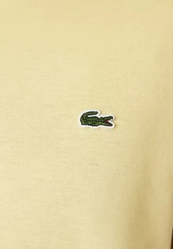 Lacoste T-shirt Basique - Jaune -Lacoste Soldes Magasin 50f2edcfca1f42d4acb81f94a4a133a8