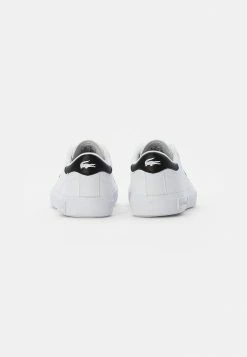 Lacoste POWERCOURT - Baskets Basses - White/black -Lacoste Soldes Magasin 517a2c9240344dcea9eb26e96894b8d6