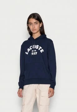 Lacoste Sweat à Capuche - Marine/farine