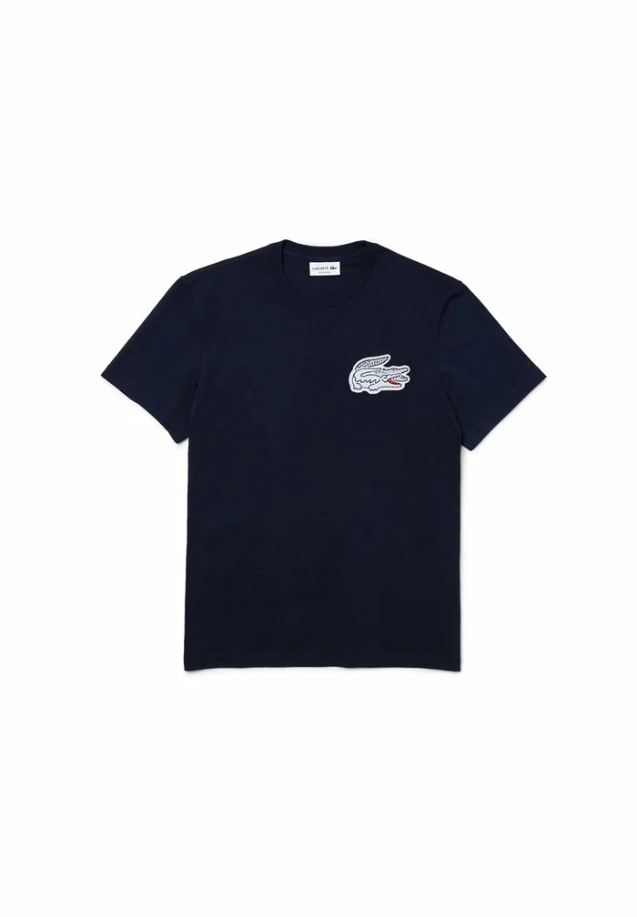 Lacoste T-shirt Imprimé - Bleu Marine 6 Lacoste T-shirt Imprimé - Bleu Marine – Image 6