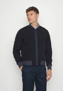 Lacoste Blouson Bomber - Black/dark Blue -Lacoste Soldes Magasin 522525920265432e84e8ef591efdcdda