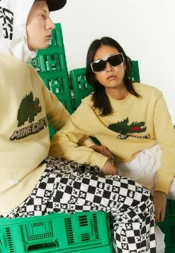 Lacoste MINECRAFT - Sweatshirt - Jaune -Lacoste Soldes Magasin 526cbf7cbe264e768cd24bddcbb4eb5d