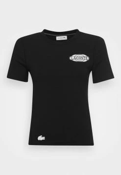 Lacoste EXCLUSIVE - T-shirt Imprimé - Black -Lacoste Soldes Magasin 531a71f85ea14ba0a8d5c61e24e90f96