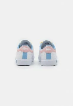 Lacoste POWER COURT EXCLUSIVE - Baskets Basses - White/pink -Lacoste Soldes Magasin 533059bed24e436497df6fbf776b70e3