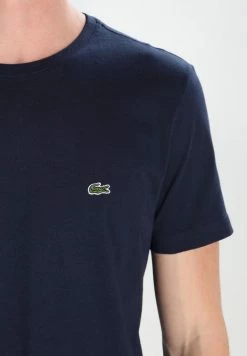 Lacoste T-shirt Basique - Navy Blue -Lacoste Soldes Magasin 5368fa57830e402a98479aecbd31f299