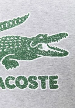 Lacoste T-shirt Imprimé - Silver Chine -Lacoste Soldes Magasin 5388bfd7f0c143b6ba7ce80e6eb52c22