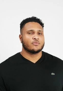 Lacoste T-shirt Basique - Black -Lacoste Soldes Magasin 53eea15f0d89407c99aa018cf1f3ca62