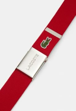 Lacoste CASUAL STRAP IN KIT UNISEX - Ceinture - Rouge -Lacoste Soldes Magasin 548949096f09431dac2fb066d4946ba6
