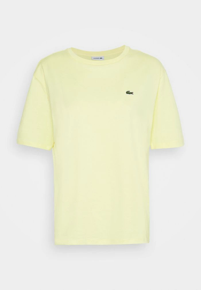 Lacoste T-shirt Basique - Jaune 4 Lacoste T-shirt Basique - Jaune – Image 4