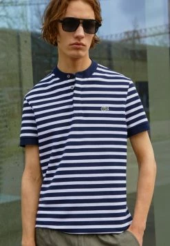 Lacoste T-shirt Imprimé - Navy Blue/white -Lacoste Soldes Magasin 55114c0a3e774f2983a51e8282b999cb