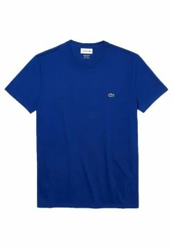 Lacoste T-shirt Basique - Bleu -Lacoste Soldes Magasin 562c0ac9afa64e12b387a00c5cb8037f