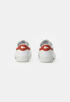 Lacoste POWERCOURT - Baskets Basses - Wht/brw -Lacoste Soldes Magasin 5638c8495b094bc5b5cc636e3d0dafe0