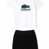 Lacoste X MINECRAFT SET - Pyjama - Blanc / Noir