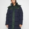 Lacoste BOXY PUFFER - Doudoune - Navy Blue/sinople
