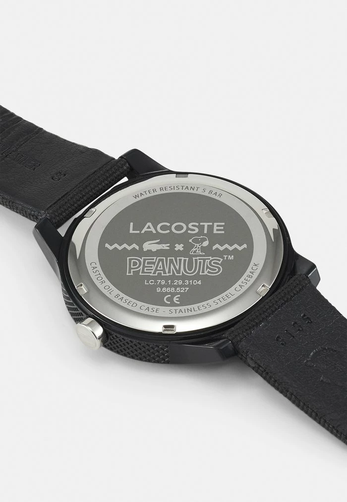 Lacoste PEANUTS COLLAB - Montre - Black/white 4 Lacoste PEANUTS COLLAB - Montre - Black/white – Image 4