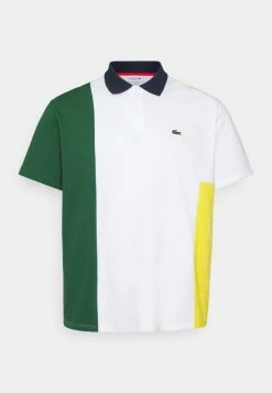 Lacoste PLUS UNISEX - Polo - White/green/broom/navy Blue