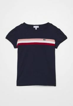 Lacoste T-shirt Imprimé - Marine Multico