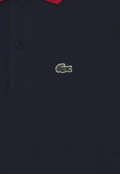 Lacoste Polo - Navy Blue/ethereal/napolitan Yellow/infrared -Lacoste Soldes Magasin 5a53682f8349401cade437f5f339afcf