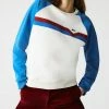 Lacoste Sweatshirt - Blanc / Bleu / Rouge