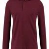 Lacoste HERREN POLOSHIRT REGULAR FIT LANGARM - Polo - Burgundy