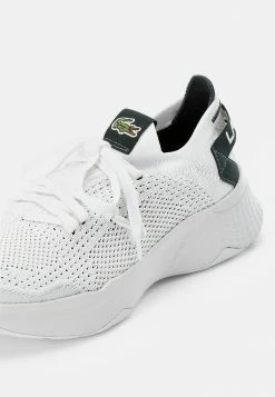 Lacoste COURT-DRIVE KNIT - Baskets Basses - Wht/dk Grn -Lacoste Soldes Magasin 5b95d3fd04fe4e35b0600b18efcd79e0