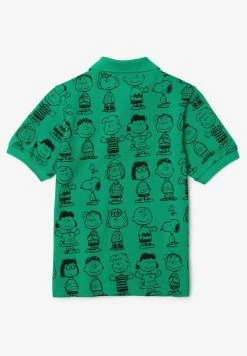 LACOSTE X PEANUTS - Polo - Vert / Noir -Lacoste Soldes Magasin 5bc828a8486c401fa1f9fad215056e49