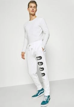 Lacoste Pantalon De Survêtement - White -Lacoste Soldes Magasin 5c93b61eec494144bbb312933a9b446f