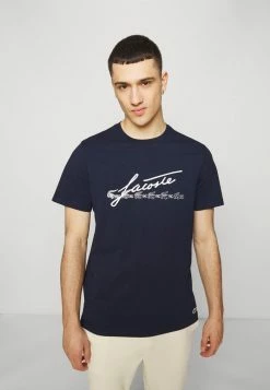Lacoste T-shirt Imprimé - Navy Blue 10 Lacoste T-shirt Imprimé - Navy Blue -Lacoste Soldes Magasin 5cc23318965247c99b570da115f81016