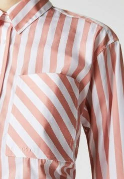 Lacoste DAMES - Chemisier - Rose Blanc -Lacoste Soldes Magasin 5df50210949144c28d6dcd5f075621d5
