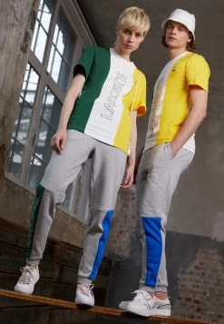 Lacoste UNISEX - T-shirt Imprimé - White/green Broom